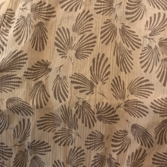 i.e. 100% Silk Sheer Button Down Blouse - Picture 5 of 9